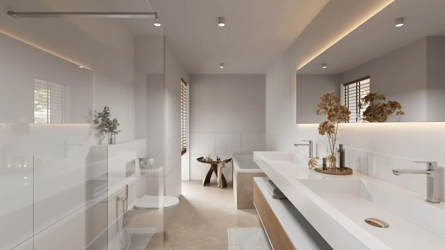 Premium Badezimmer – Bauträger-Projekt